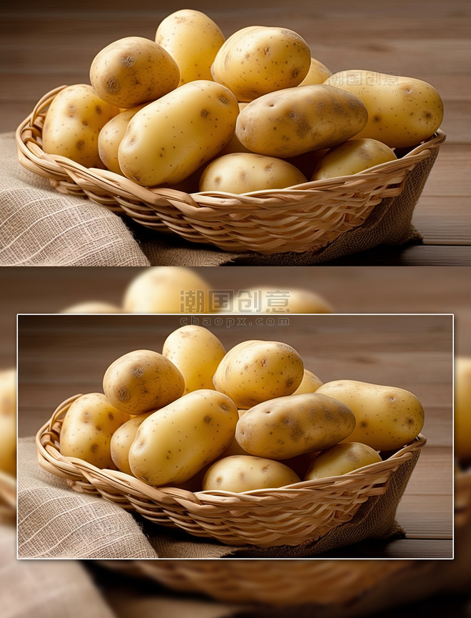 新鲜蔬菜土豆马铃薯