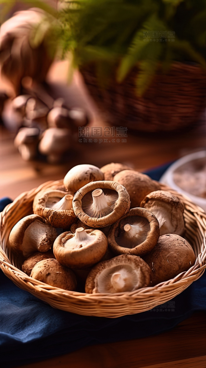 菌类食材香菇蘑菇