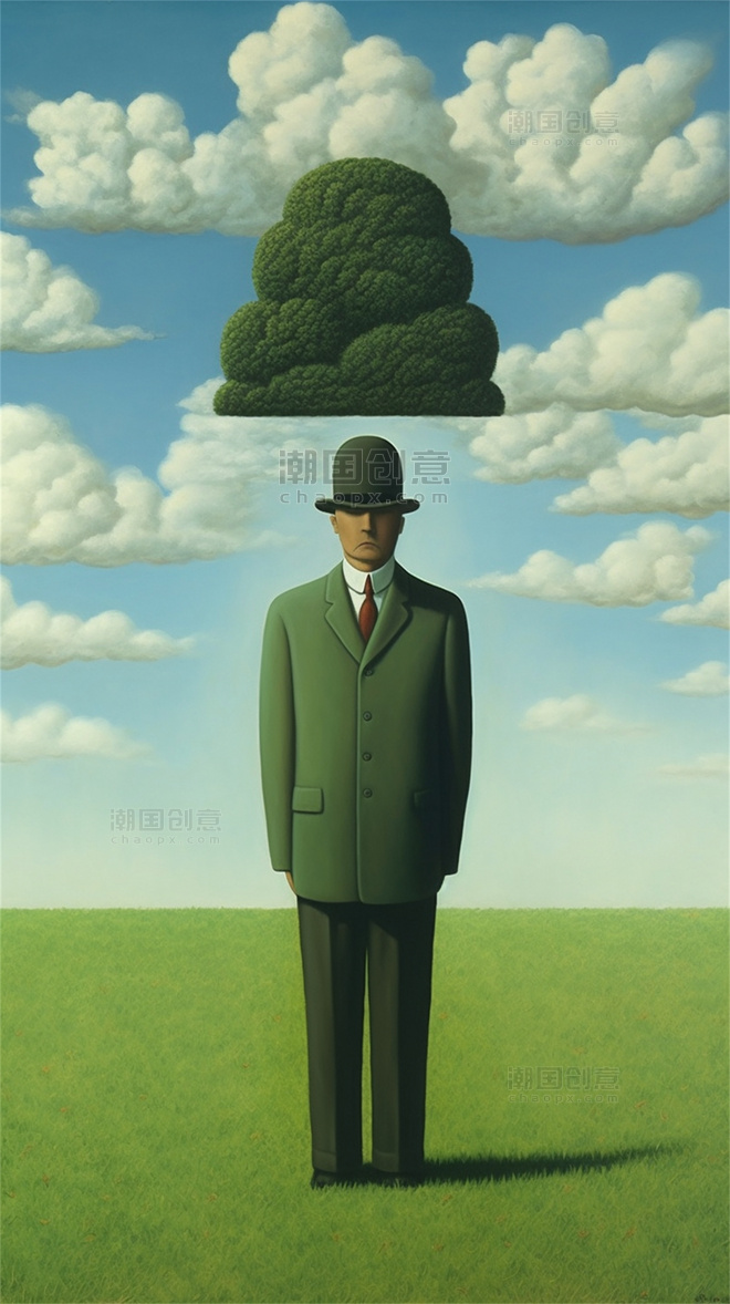 超现实风格抽象风格世界名画Magritte2