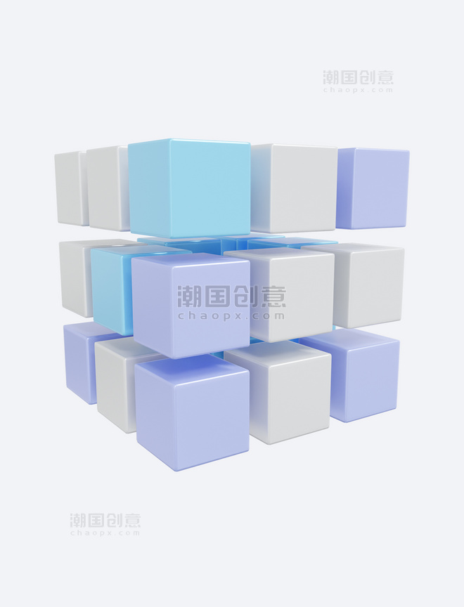 3D立体魔方方块立方体