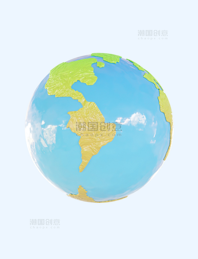 3D立体地球C4D立体地球