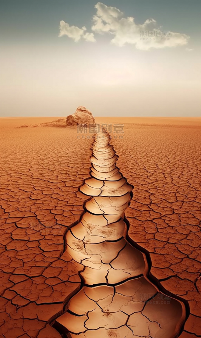 干旱沙漠自然灾害背景