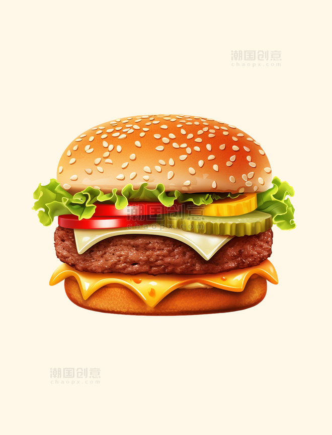 快餐菜单汉堡图标午餐垃圾食品
