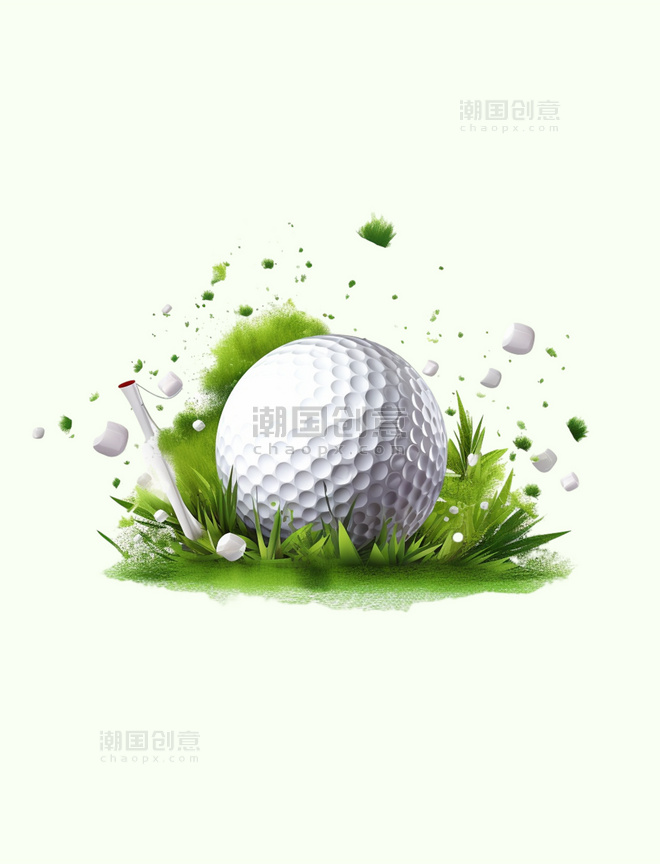 高尔夫球元素