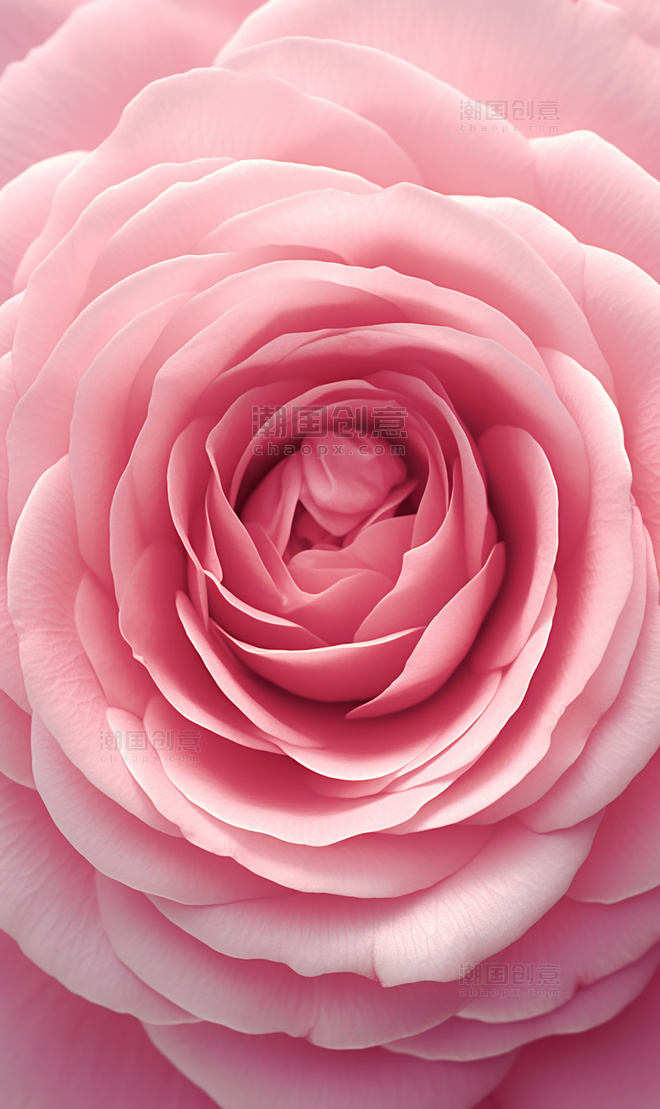 粉色玫瑰花特写护肤品电商背景情人节浪漫唯美