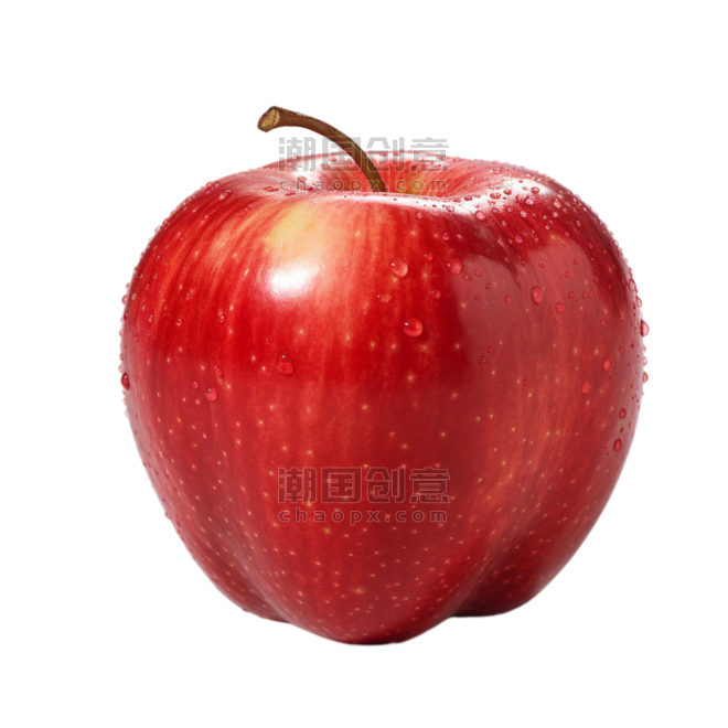 潮国创意圣诞苹果平安夜平安夜单个苹果实拍照片水果