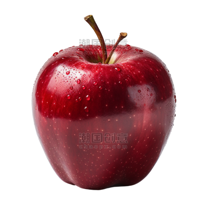 潮国创意平安夜圣诞苹果平安夜单个苹果实拍照片水果
