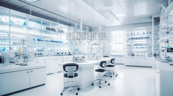 潮国创意在科学实验室从事医药产品研究医疗化学
