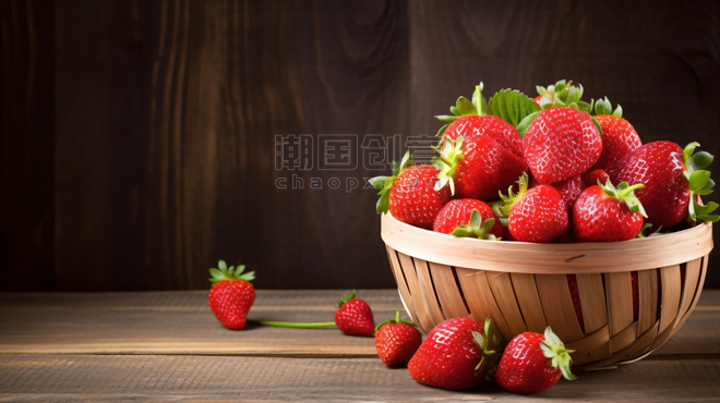 草莓水果产品摄影照片4生鲜水果