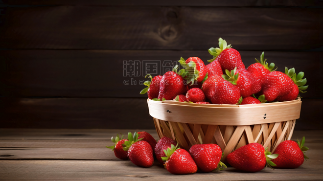 草莓水果产品摄影照片3生鲜水果