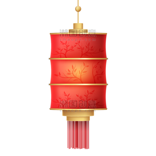 创意红灯笼中式中国新年春节元素