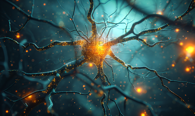 创意人类的神经中枢DNA细胞分子结构神经元