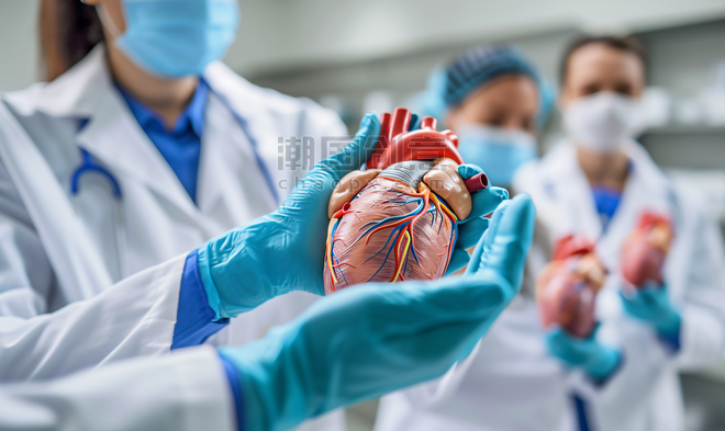 创意医护人员医疗健康心脏心血管研究健康疾病