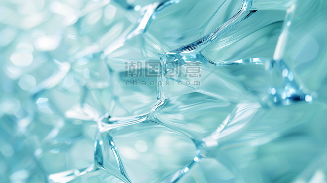 创意冰蓝色水纹质感的抽象简约水波纹背景1