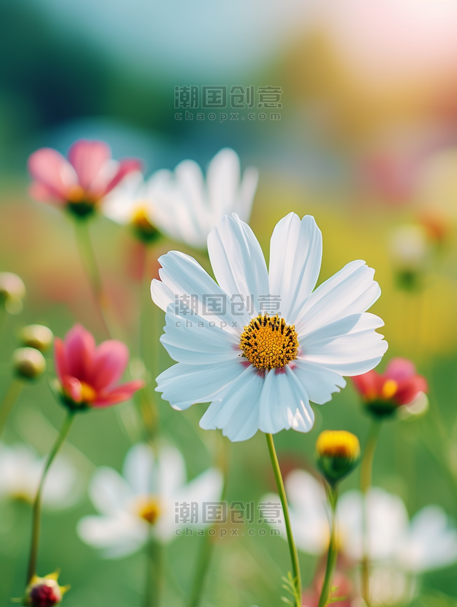 创意春天摄影图植物雏菊花朵高清图片