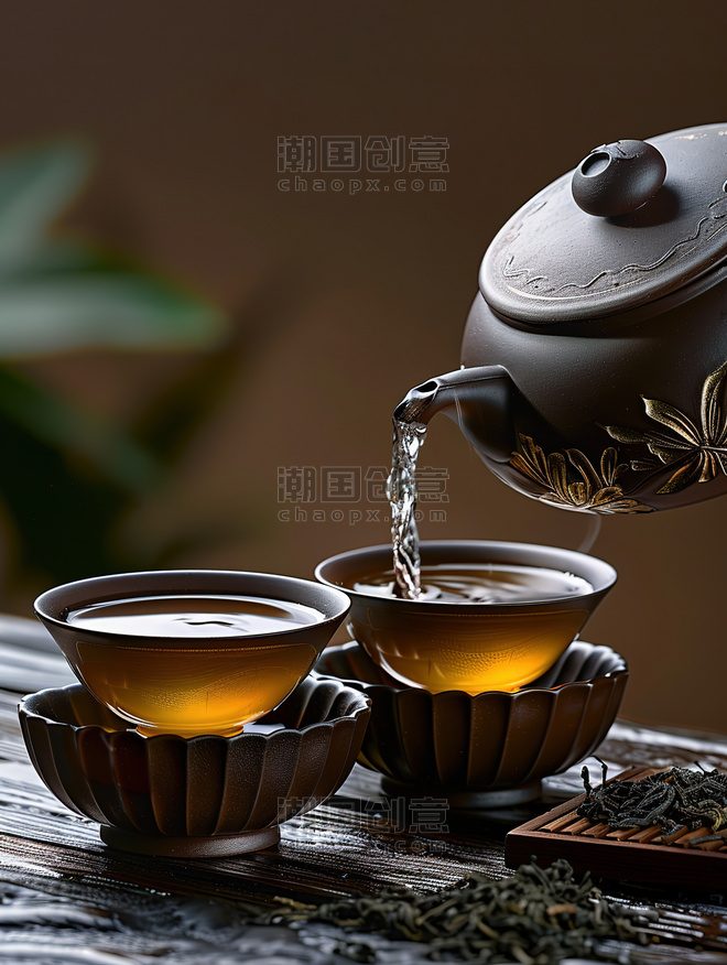 创意功夫茶茶艺餐饮中式茶道产品拍摄高清图片