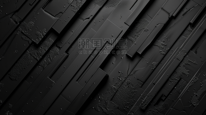 创意工业风黑色网状纹理质感流线形状的背景16