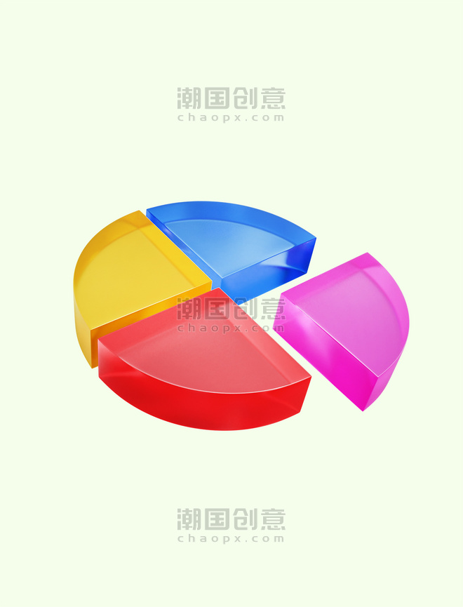 玻璃风科技彩色信息图表数据商务企业
