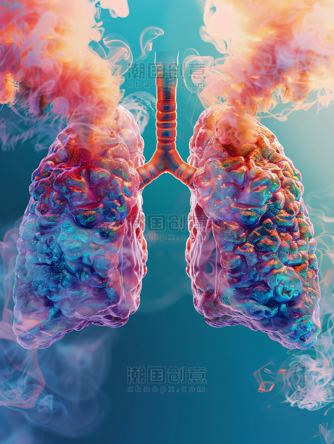 创意多彩医疗健康肺部呼吸内科