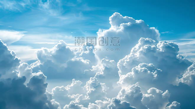 创意蓝天天空云朵云海白云晴空美景6