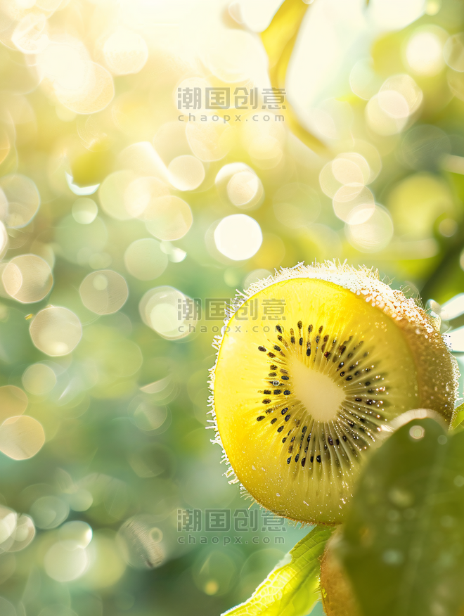 创意水果夏季奇异果猕猴桃摄影图