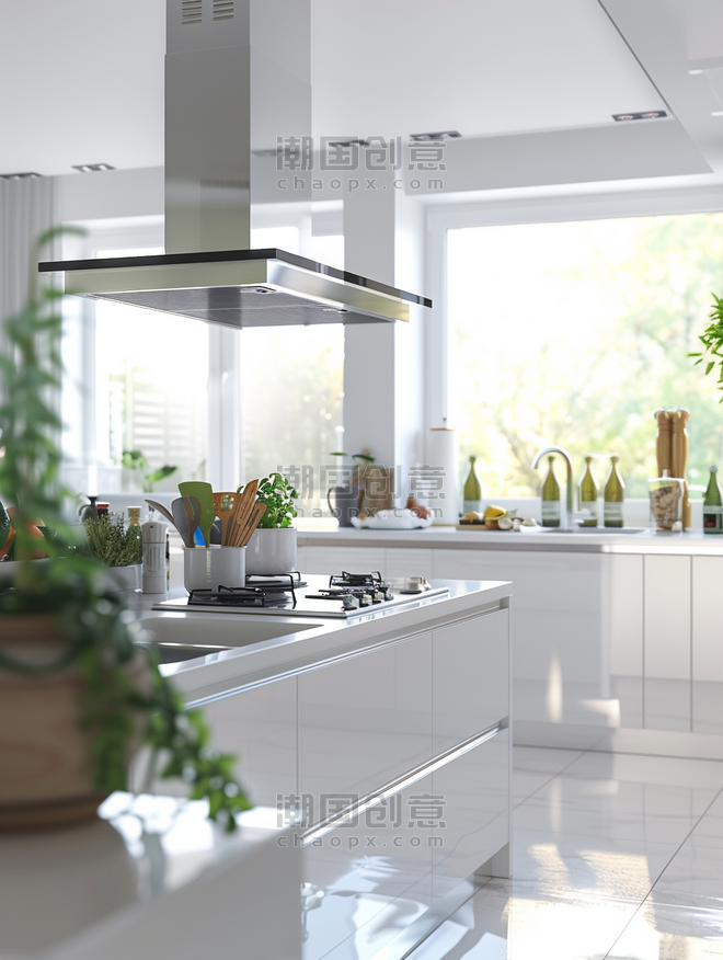 创意厨房家居环境温馨柔和室内装修