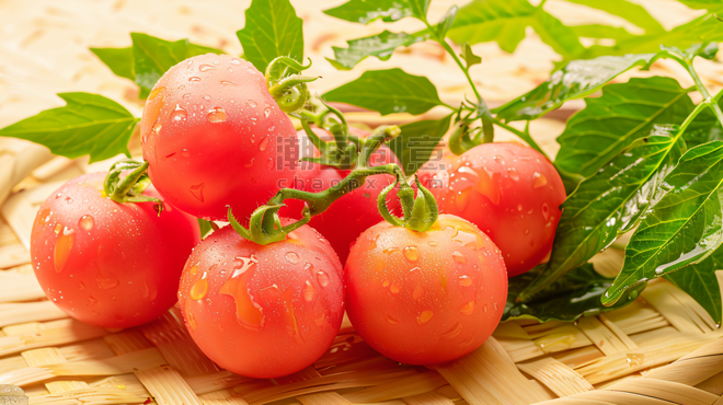创意生鲜新鲜蔬菜番茄小番茄水果摄影6