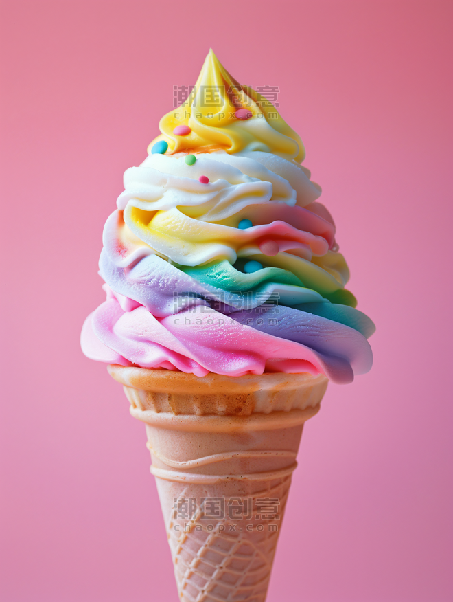 夏天夏季冰激凌美食冰淇淋摄影图