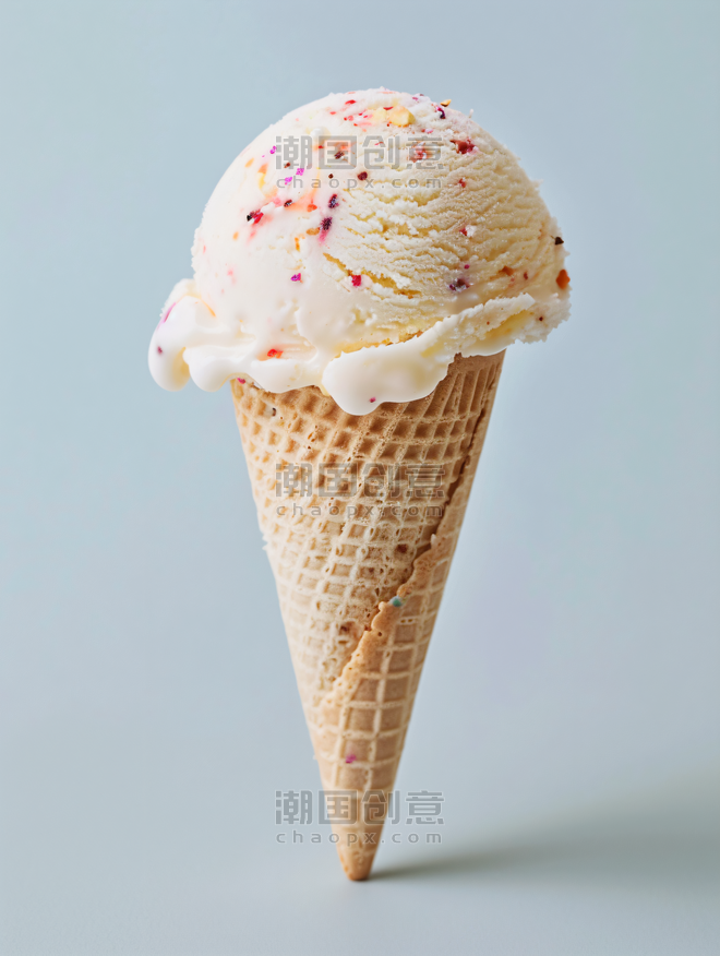创意夏天夏季冰激凌美食冰淇淋摄影图