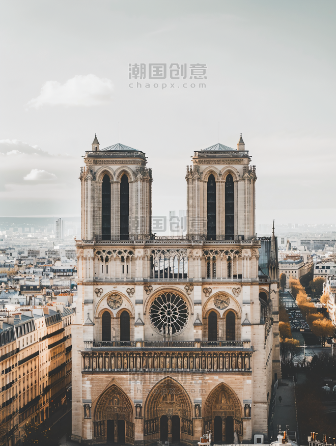 创意法国巴黎圣母院