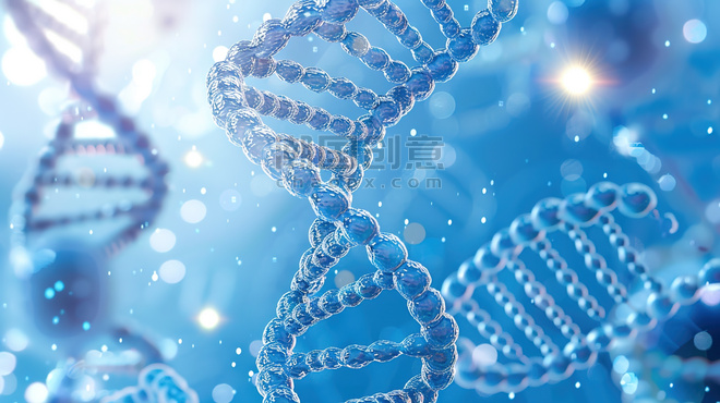 创意DNA微观世界里的生物数据结构片段背景