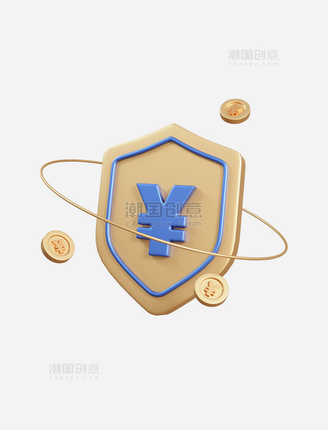 3D立体金融理财图标免抠元素